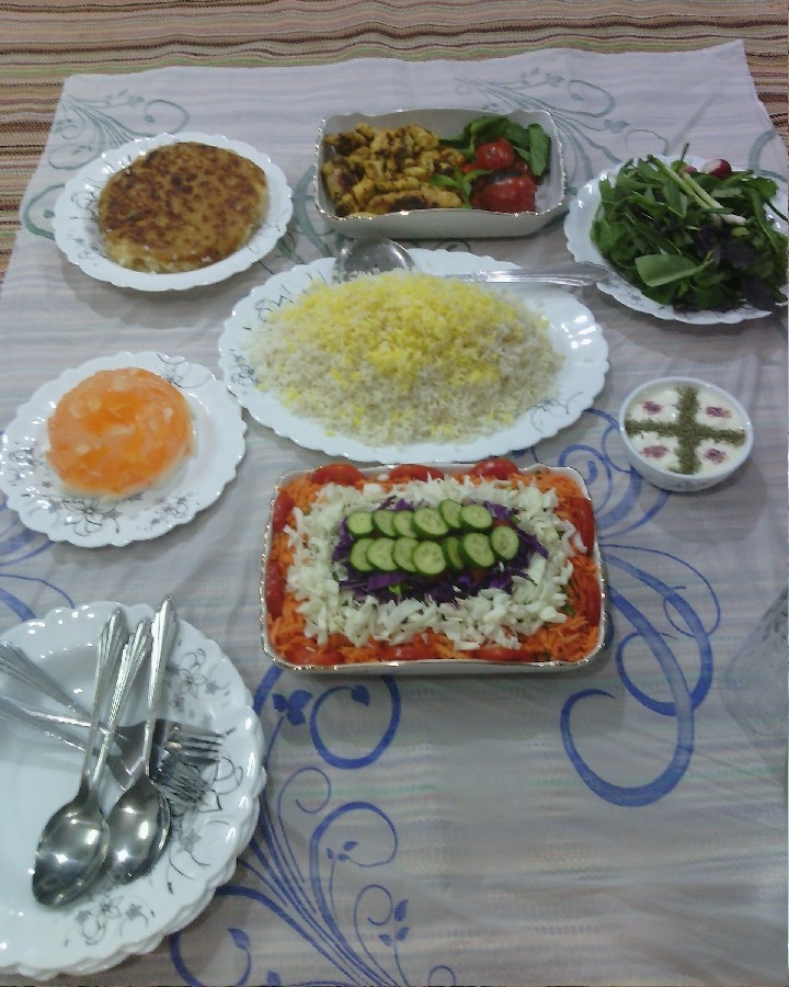 عکس سفره سحری