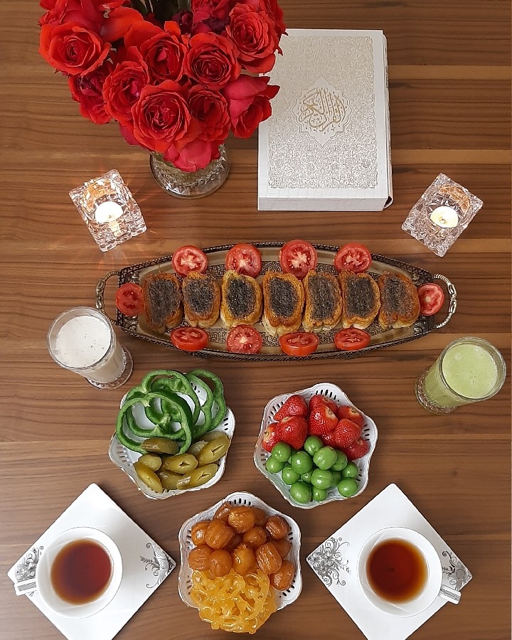 عکس میز افطار رمضان ۹۹