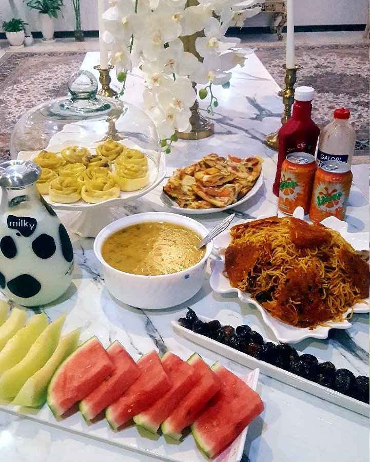 عکس افطار روز پانزدهم رمضان ۹۹