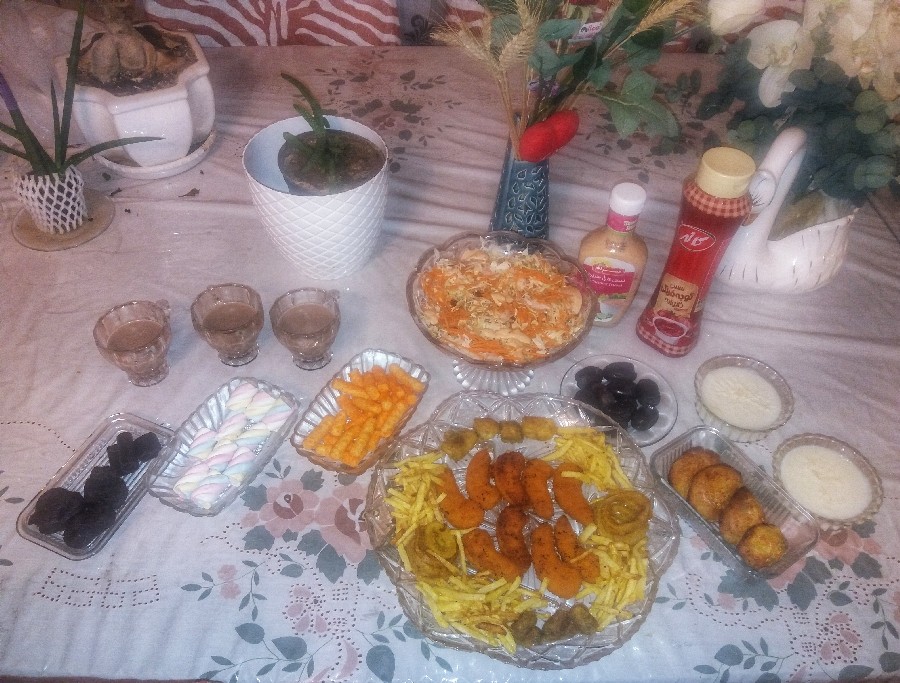 افطاری ما محصول مشترکی من و مادر جان