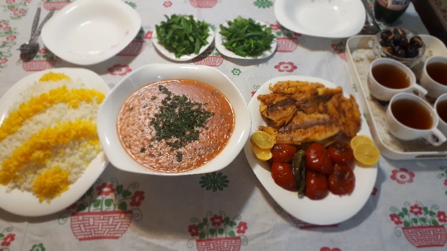 افطاری ماهی سرخ شده