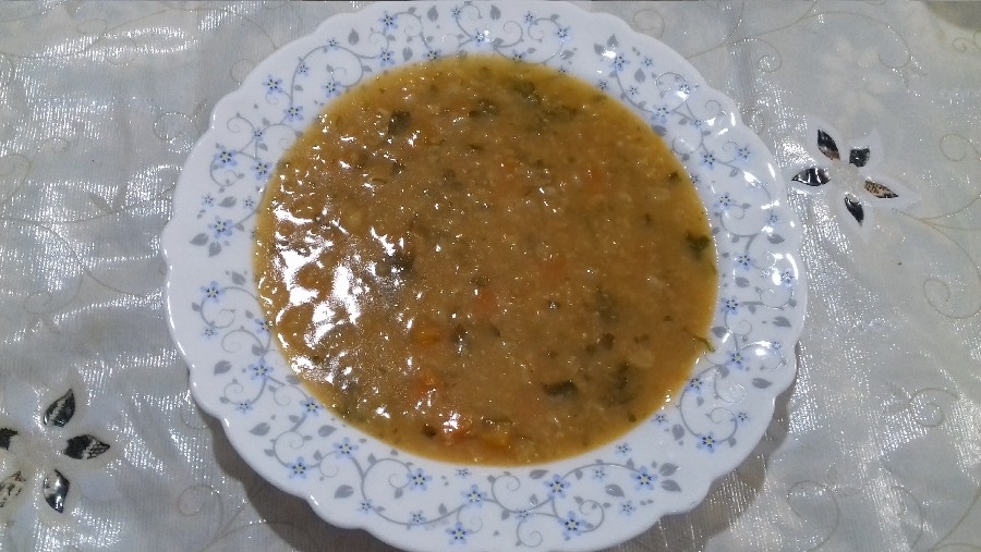 عکس سوپ گندم و برنج