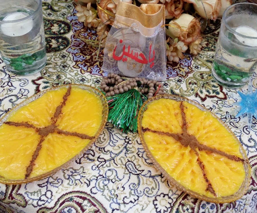 عکس حلوای ارد برنج شیرازی