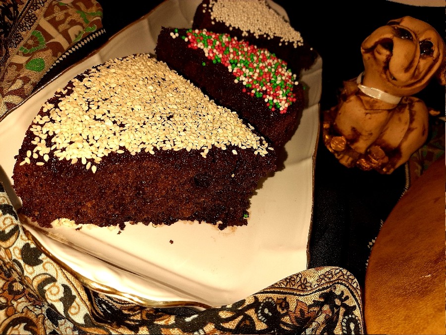 عکس کیک خیس شکلاتی فوق العاده خوشمزه