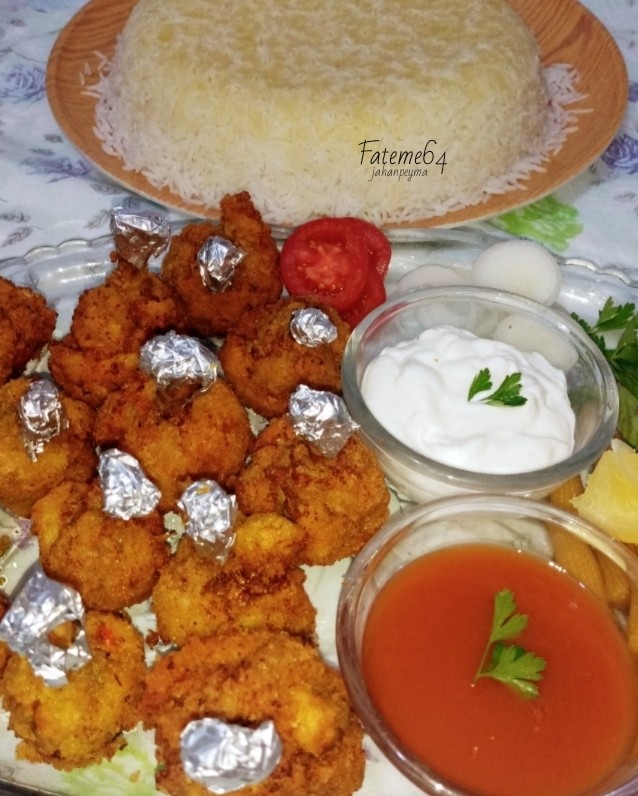 عکس ران مرغ سوخاری کبابی / افطاری