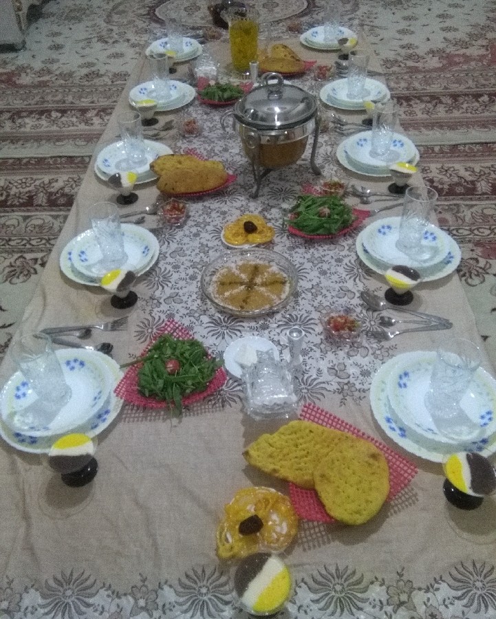 عکس افطاری خونه داداش جونم