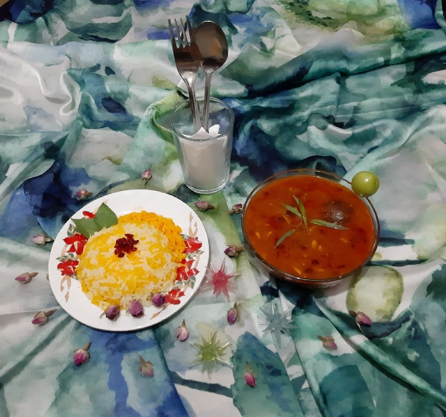 عکس خورش خلال کرمانشاهی اصل❣❣مامان پز