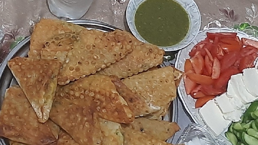 عکس سمبوسه افطار
