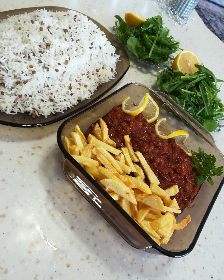 عکس دوپیازه ماهی سوری (شوری)