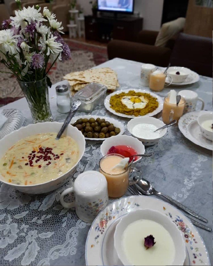 عکس سفره افطار۹۹