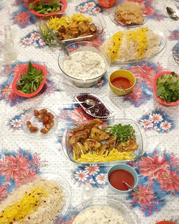 عکس افطار ۲۸ رمضان خونه دخترعمه ی همسرم