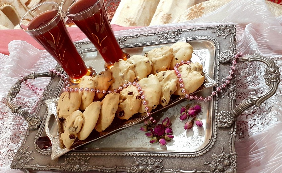 عکس شیرینی کشمشی البته تو بگو کوکی کشمشی