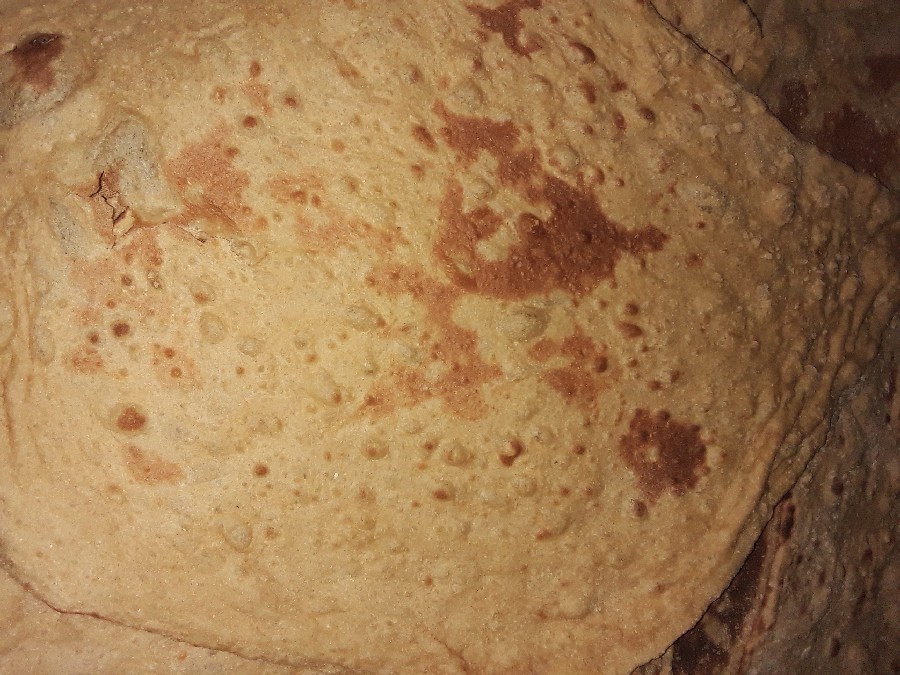 #نان سنتی با آرد سبوس دار گندم