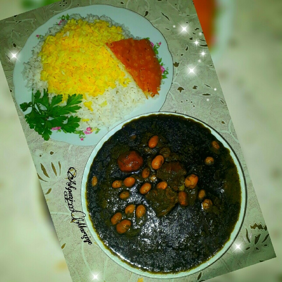 عکس قورمه سبزی جااان??