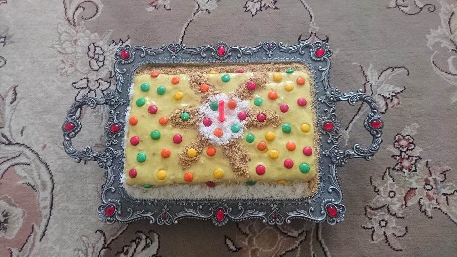 عکس کیک یخچالی خودم پز  ویژه تولد خان داداشم
