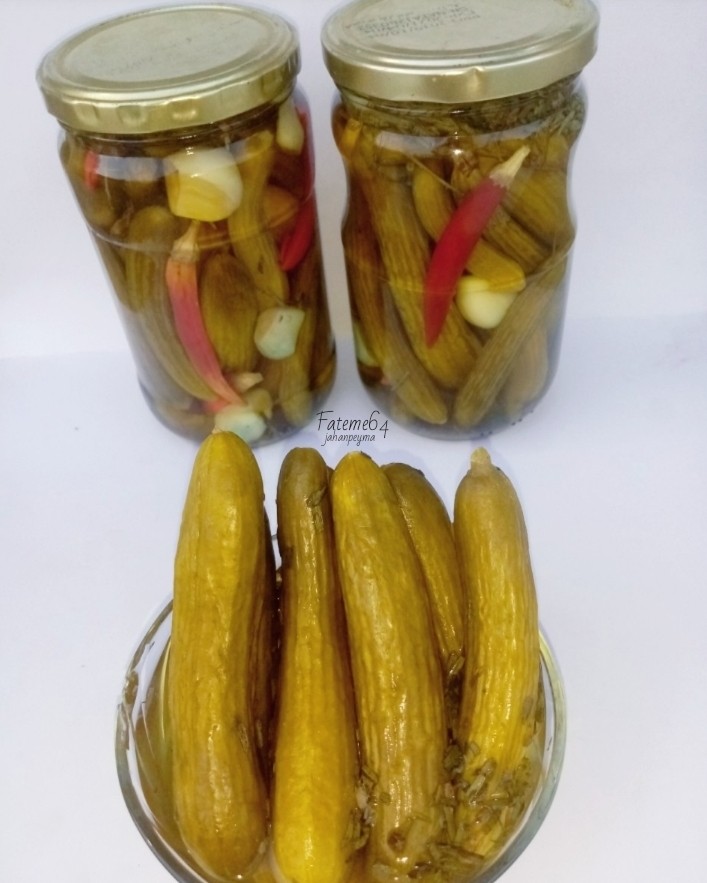 خیار شور خونگی (سه روزه)