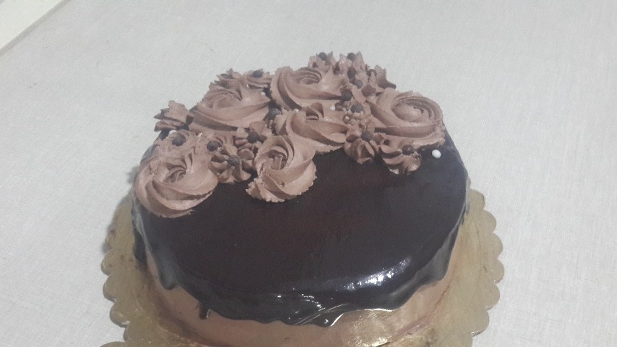 #کیک تولد شکلاتی