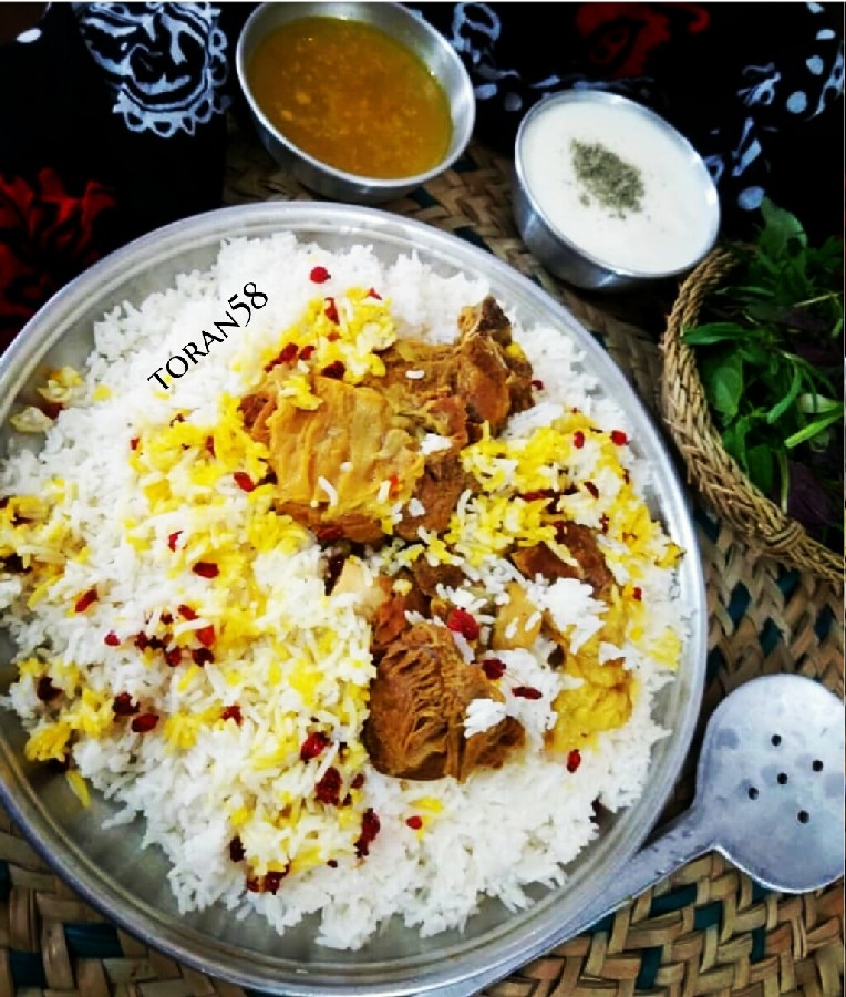 عکس زیربرنجی غذای سنتی واصیل ما لرها