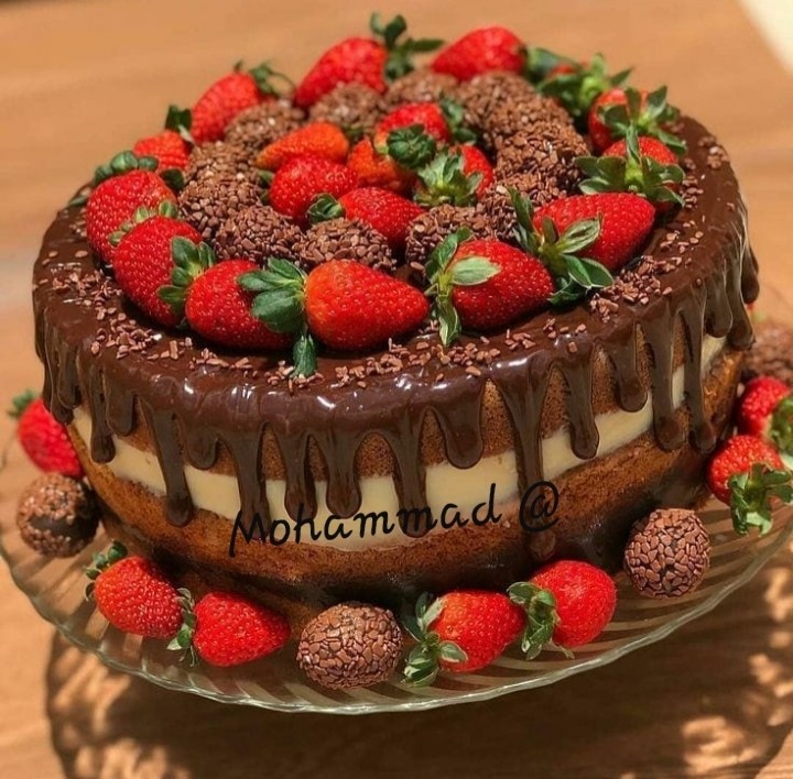 عکس کیک شکلاتی کرمدار 