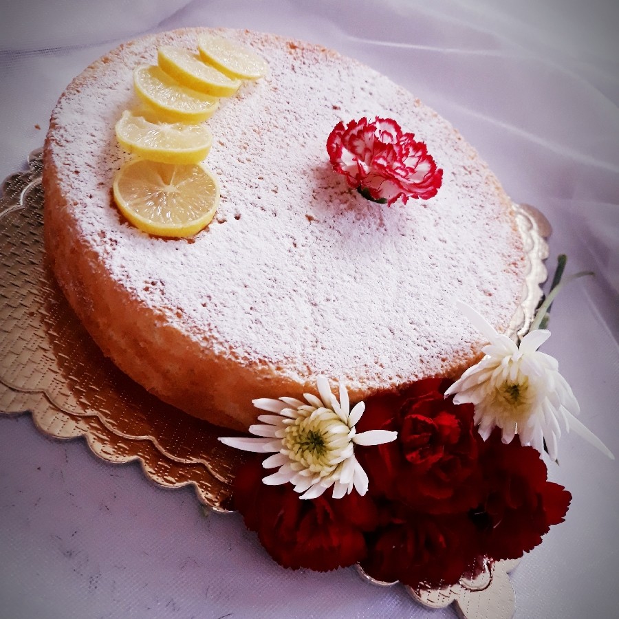 عکس کیک لیمو نارگیل از سری کیک های عصرانه 