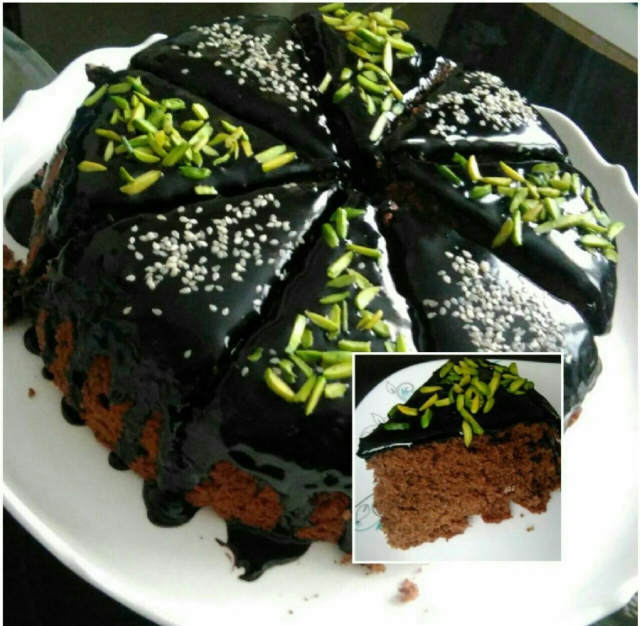 عکس کیک شکلاتی