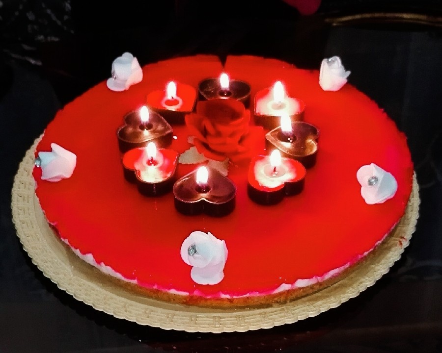کیک خودم پز برا تولد آجی جونم