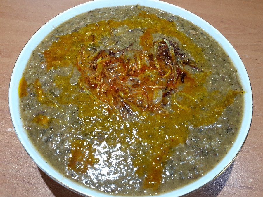 عکس آش سبزی شیرازی