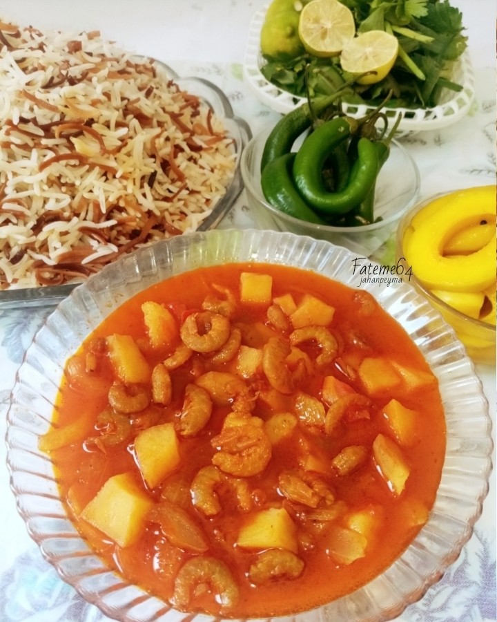 عکس خورش میگو