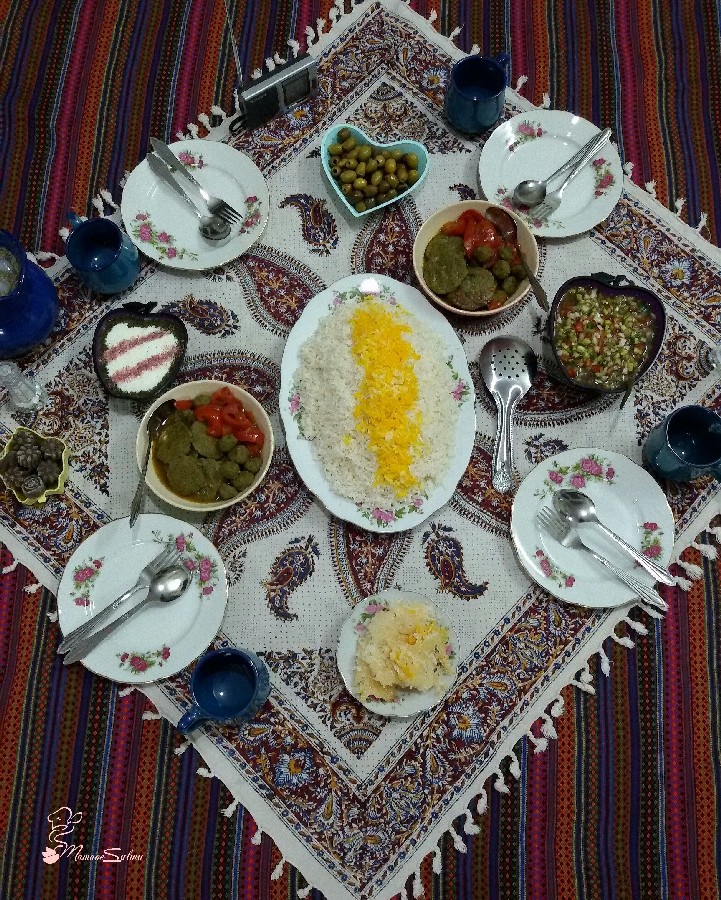 عکس گوشت و سبزی 