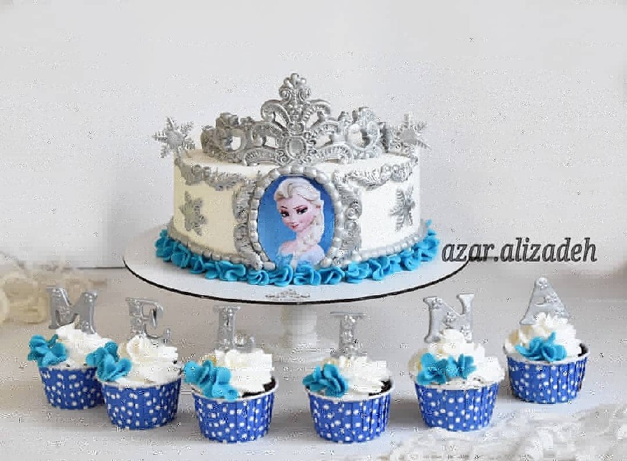 عکس کیک دخترونه السا
