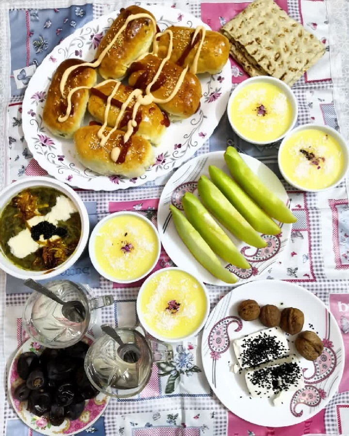 عکس افطاری کرونایی رمضان ۹۹