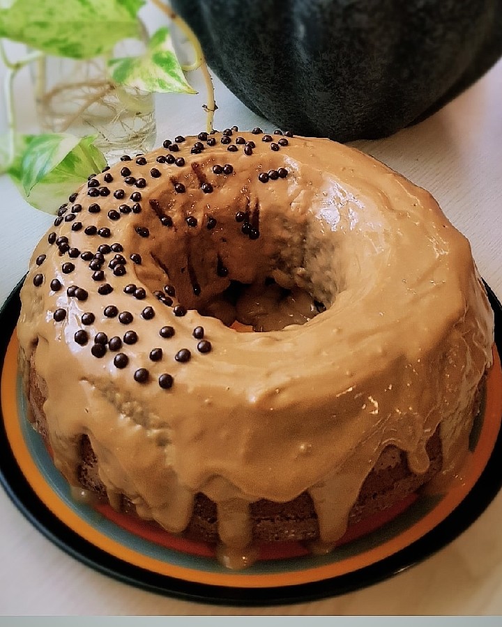 عکس کیک نسکافه ای