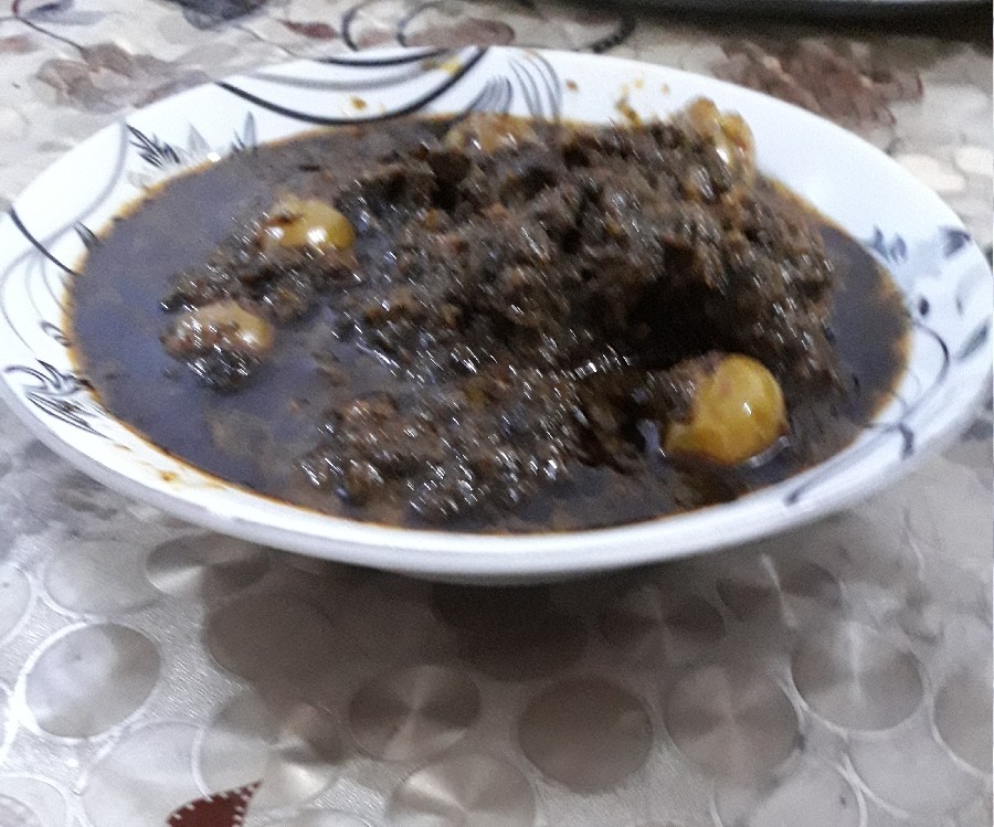 خورشت گوجه سبز بسیار خوشمزه ???