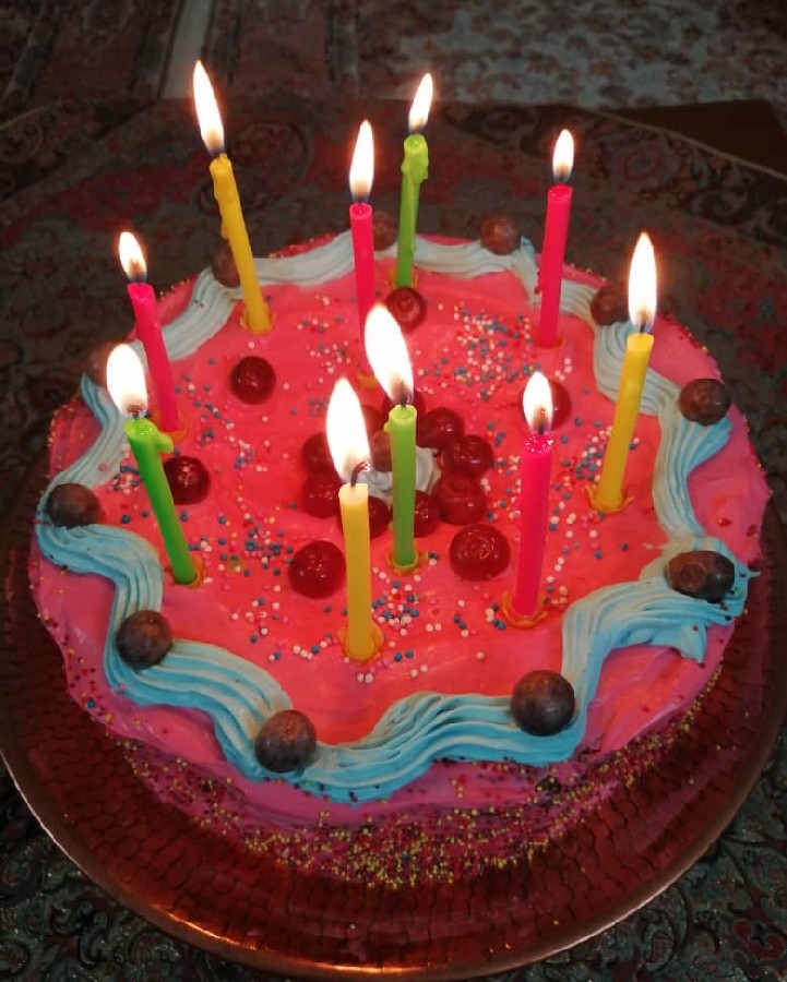 عکس کیکِ تولد سارا پز