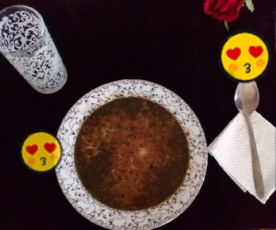 عکس ناهار آش گوش ماهی