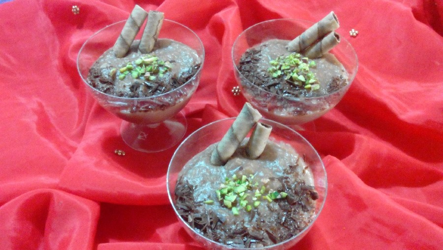 عکس شیربرنج شکلاتی