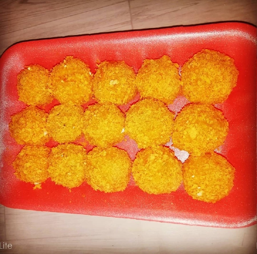 کراکت سیب زمینی ب همراه تن ماهی