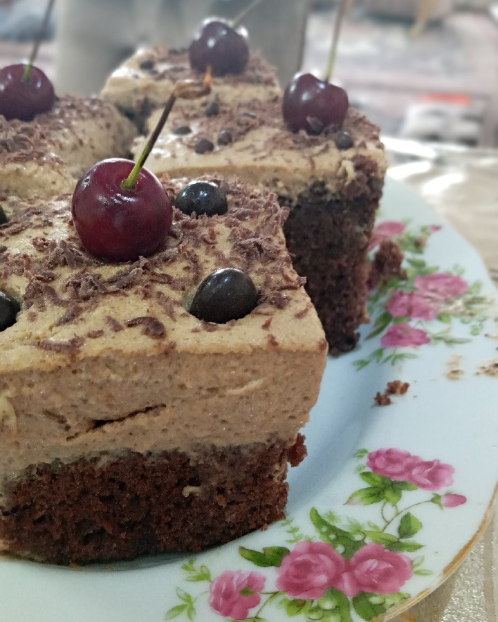 عکس چیزکیک نسکافه ای