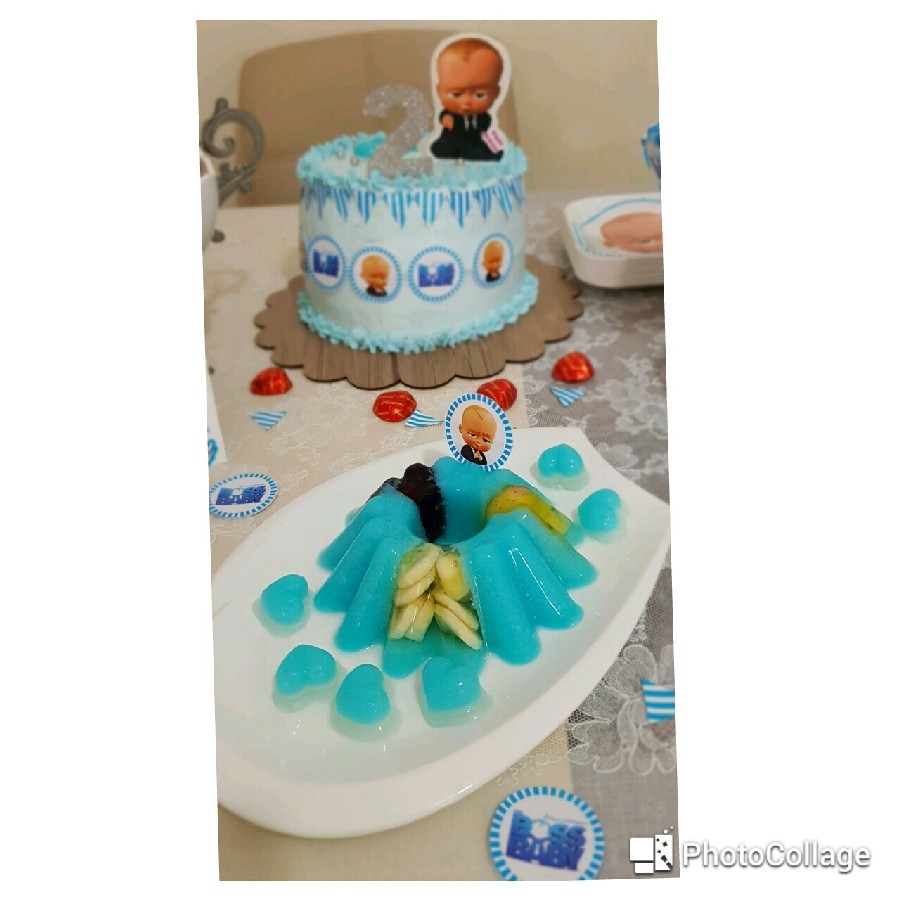 عکس ژله چرخشی برای تولد ۲ سالگی برادری❤