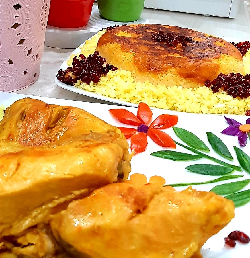 عکس زرشک پلو با مرغ (ورق بزنید)