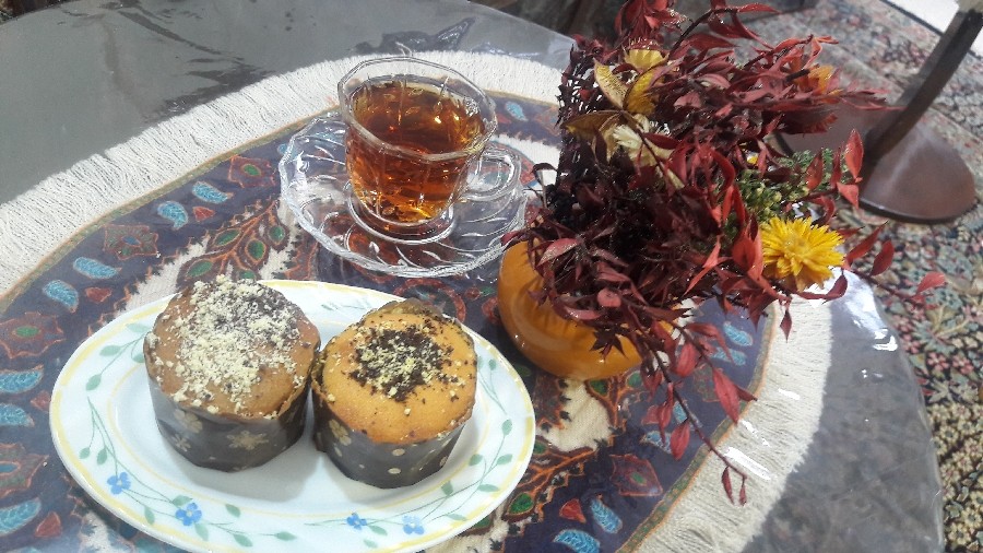 عکس کاپ کیک قهوه و وانیل برای عصرانه من و دختر کوچولوم