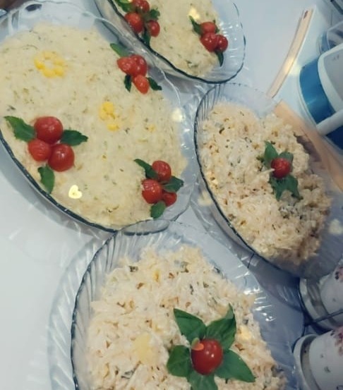 عکس سالاد الویه وسالاد پاستای من پز