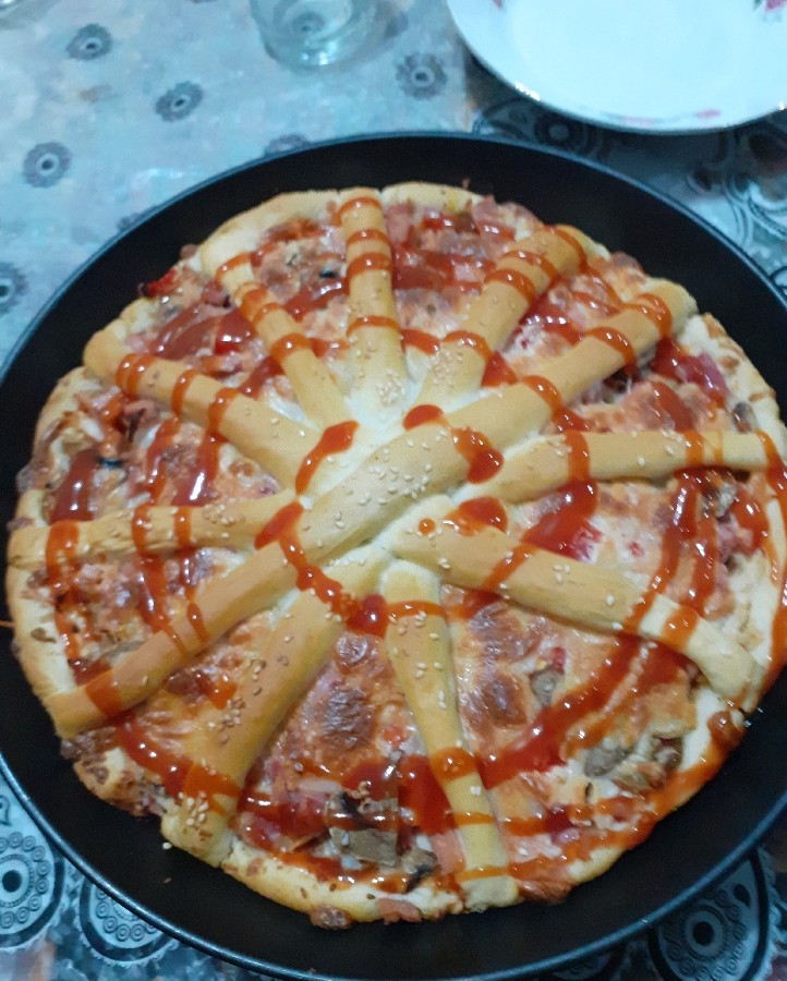 پیتزا قارچ 