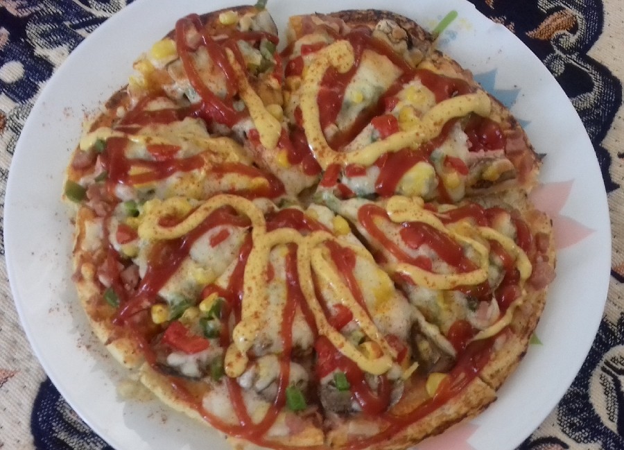 پیتزا خونگی من