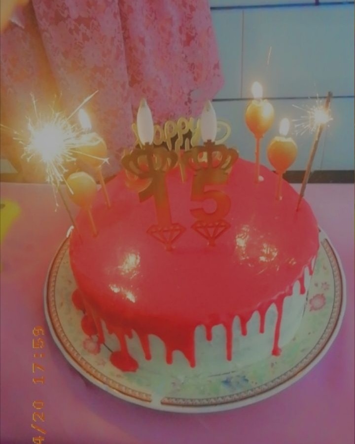 عکس کیک تولدم ;-)
