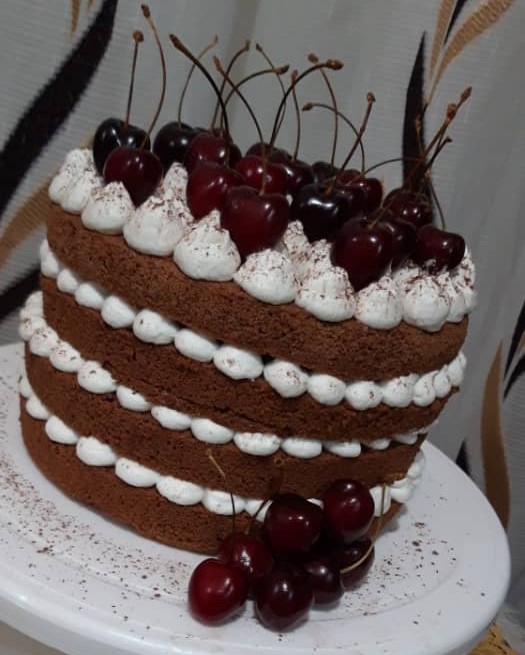 عکس کیک شکلاتی روز دختر