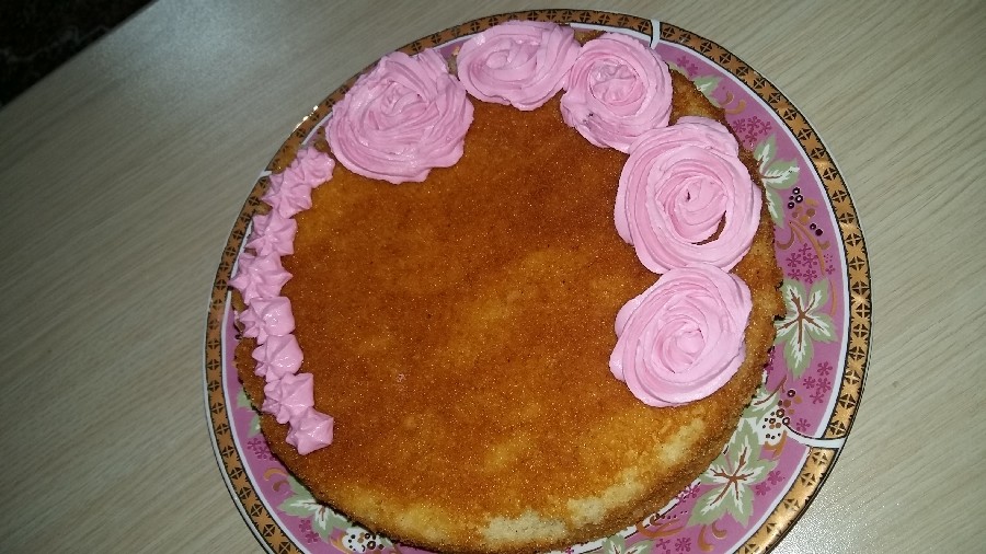 عکس کیک در اون تستر