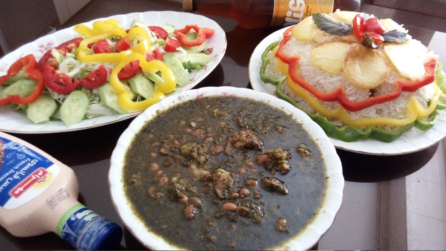 عکس قرمه سبزی عشق ما 5نفر