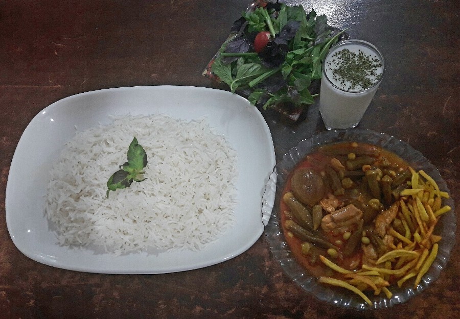 عکس خورشت بامیه