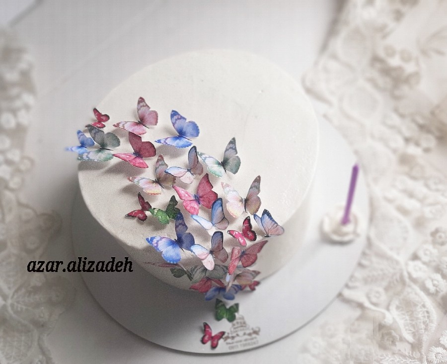 عکس کیک پروانه